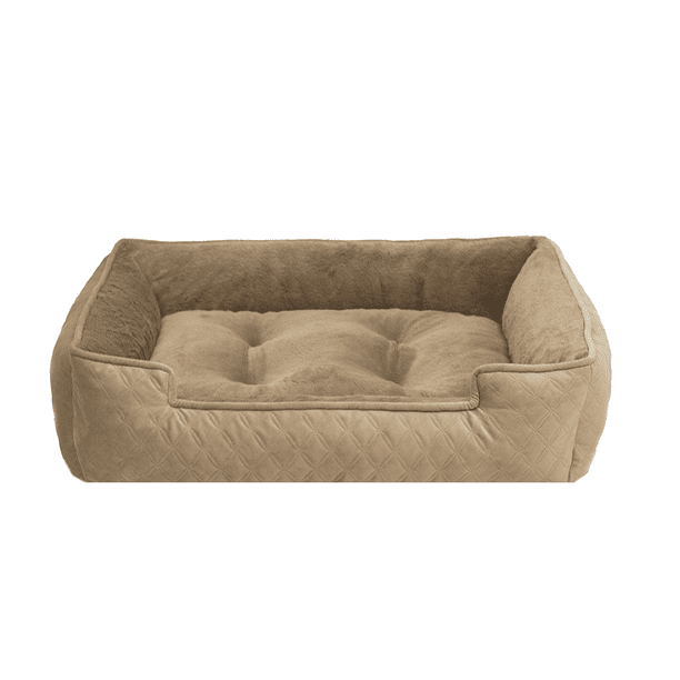 Arlee Lounger and Cuddler Style Pet Bed for Dogs and Cats