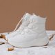 thumbnail image 4 of Botas Invierno para Tobillo Nieve Mujer Impermeables Con Forro Piel Cálida Cordones Exteriores, 4 of 9