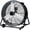 black, variant on Industrial Fan 24 Inch Heavy Duty Drum 3 Speed 8100 CFM Air Circulation High Velocity Fan For Warehouse, Workshop, Factory, Commercial, Residential and Greenhouse Blue
