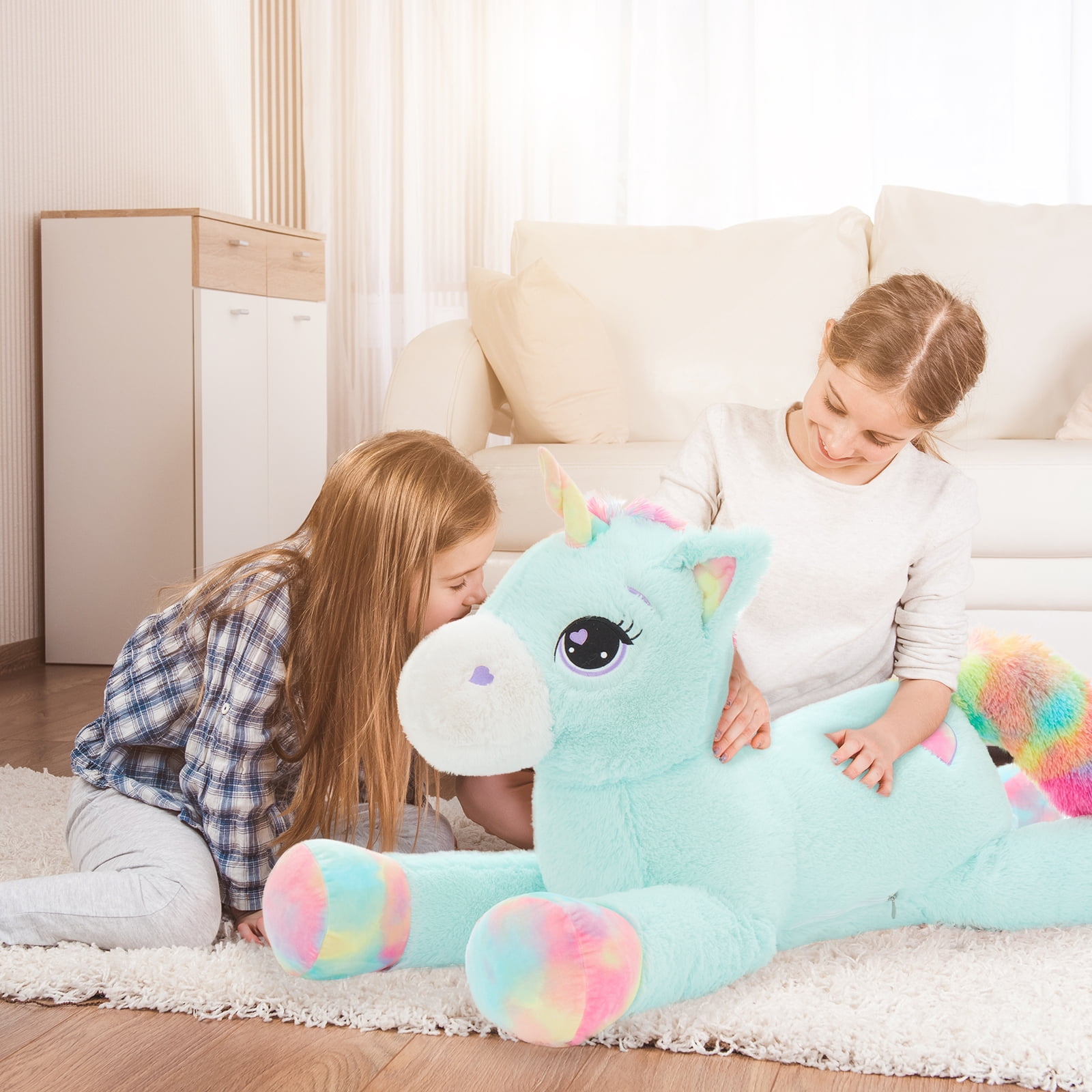 MaoGoLan 43'' Giant Unicorn Stuffed Animal Large Stuffed Unicorn Plush Toy