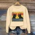 thumbnail image 5 of Kilaqueen Pumpkin Halloween Sweatshirts for Women Casual Fashion Oversized Hoodie Graphic Printed Crewneck Sweatshirts Warm Fall Pullover Blouses, 5 of 5