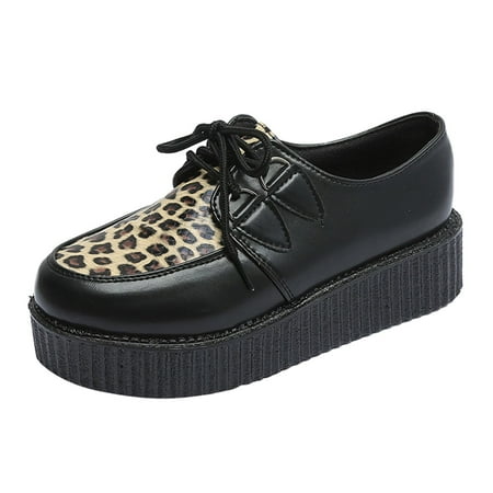 

Simplicity Lady Shoes 2022 Womens New Leather Grinding Japanese Vintage Thick Soled Muffin Casual Shoes