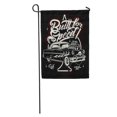 thumbnail image 1 of KDAGR Car Cartoon Retro Hot Rod Flame Muscle Rockabilly Vintage American Garden Flag Decorative Flag House Banner 28x40 inch, 1 of 2