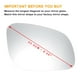 thumbnail image 3 of Reemplazo de vidrio del espejo retrovisor derecho calefaccionado de Unique Bargains para Porsche Cayenne 2002-2007, 3 of 6