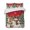 Red, variant on Quilts Queen Size Bedding Set, Grey Vinatge Christmas Lightweight Quilted Comforter, Snowman Elk Xmas Tree Snowflake Soft Reversible Bedspread Coverlet with Pillow Covers for All Season, 90" x 96"
