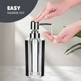 thumbnail image 6 of HXRH Acrylic Bathroom Accessories Set,4 Pieces Clear Lotion Bottle Toothbrush Holder Soap Dish,Soap Dispenser Mouthwash Cup Set,Senior Bathroom Home Decor (Gray), 6 of 8