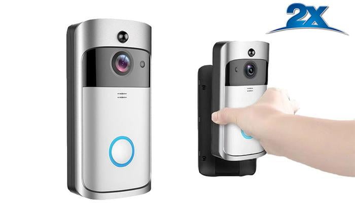 Smart WiFi Wireless Doorbell Video Two-Way HD Talk IR Door Bell Security Camera 
