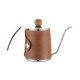 thumbnail image 1 of Tetera de café por goteo, tetera de acero inoxidable con mango ergonómico, tetera de café de 350ml, tetera pequeña para el hogar, restaurante y Bar Marrón, 1 of 8