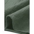 thumbnail image 5 of INSPIRE CHIC Cotton Midi Skirt for Women's Summer Casual Button Decor Elastic Waist A-Line Skirts with Pocket L Army Green, 5 of 6