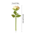 thumbnail image 4 of School_Supplies Under $1 dollars!Ballpoint Pens, 1ML Fake Flower Pen Bouquet Artificial Gel Ink Pen Black Fine Point Ballpoint Cute Stationery for WomenJournaling Office Desk Decoration, Yellow, 4 of 8