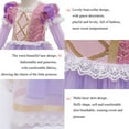 thumbnail image 5 of Girls Sophia Costume Female Long Tulle Sleeve Princess Dress Little Girls 3-9Y, 5 of 7