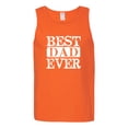 thumbnail image 2 of Wild Bobby, Best Dad Ever Daddy Husband, Father's Day, Men Graphic Tank Top, Orange, Large, 2 of 3