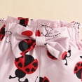 thumbnail image 7 of HCNTES Baby Girl Clothes 0 3 6 9 12 18 Months little love bug Ruffle Romper and Floral Short Sets Cute Baby Summer Outfit, 7 of 7