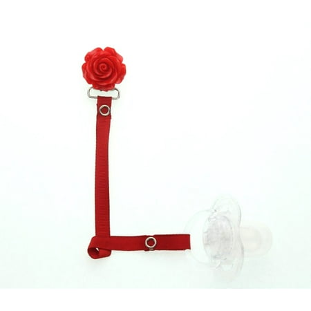 Flower Pacifier Clip
