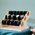 thumbnail image 3 of Velvet Bracelet Holder for Watch, Necklace, Jewelry Display Rack and Bangle Organizer Stand, 3 of 8