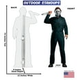 thumbnail image 2 of Advanced Graphics 3793 74 x 33 in. Michael Myers Knife Outdoor Standee Cardboard Cutout - Halloween II, 2 of 3