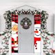 thumbnail image 3 of De cortina de muñeco de nieve de Papá Noel, cortina de puerta colgante de tela Oxford, suministros de decoración de amte para fiestas, 3 of 8