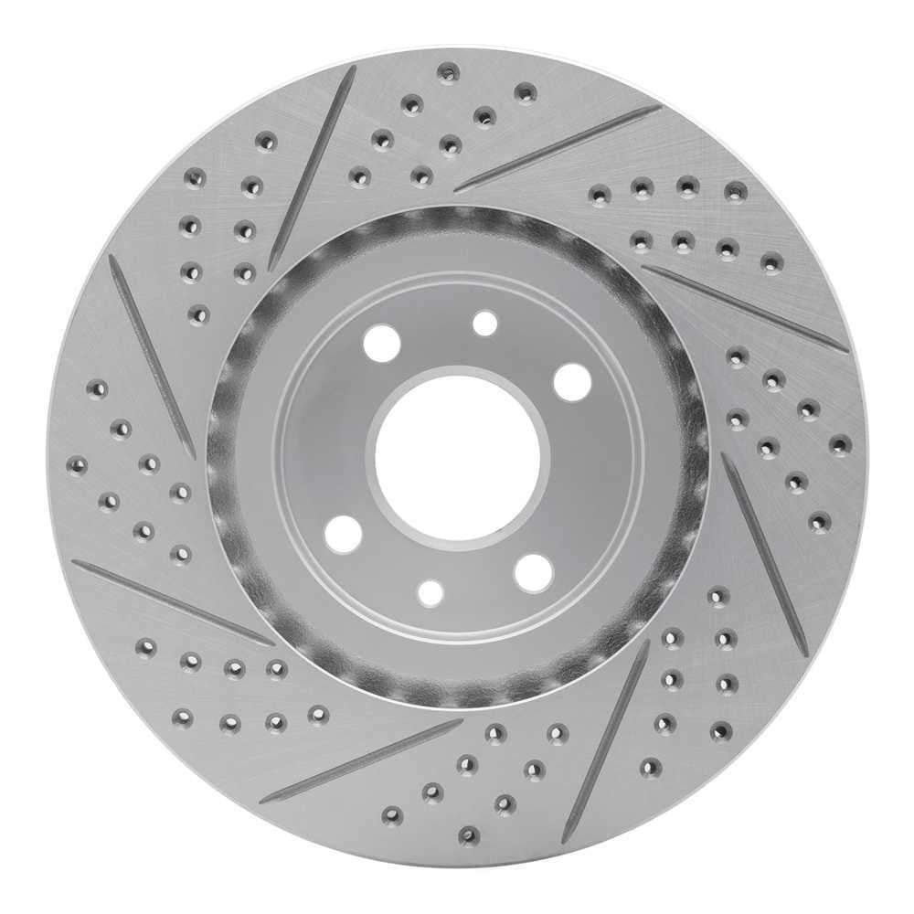 Dynamic Friction Company 830-07004R DFC Geoperformance Rotor - Drilled and Slotted