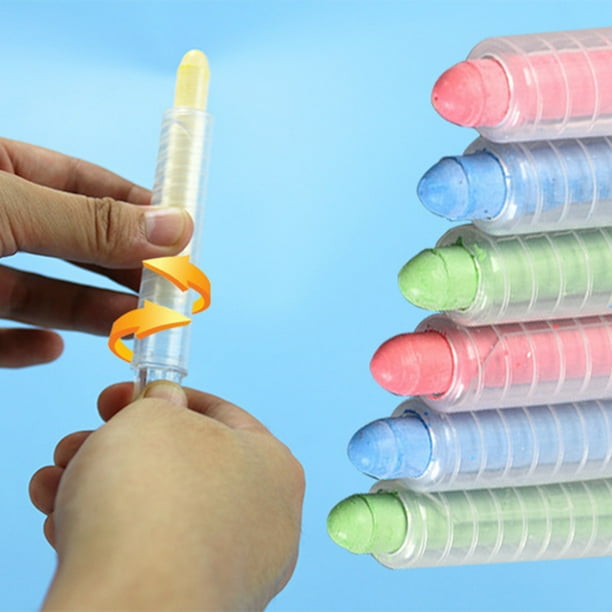 Cheers US 10Pcs Sidewalk Chalk Holders Railroad Chalk Holder Plastic