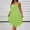 Green, variant on Blmnix Sexy Party Dresses for Women Slip Dress Mini Plus Size Nightgown Yellow Sleeveless Crew Neck Blazer Dress for Women,XL