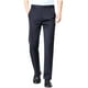 thumbnail image 2 of Pantalones de traje rectos holgados con botones de color liso para hombre, pantalones largos de poliéster para hombre, 2 of 8