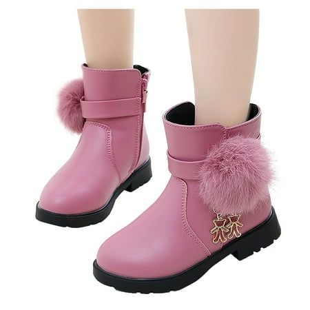 

Gubotare Baby Sneakers Infant Boots Winter Warm Baby Girl Shoes Toddler Soft Sole Anti-Slip Snow Prewalker Newborn Baby Boy Boots Pink 12 Years