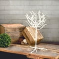 thumbnail image 2 of Tripar International 27.25" White Artificial Tree with Flocked Branches, 2 of 3