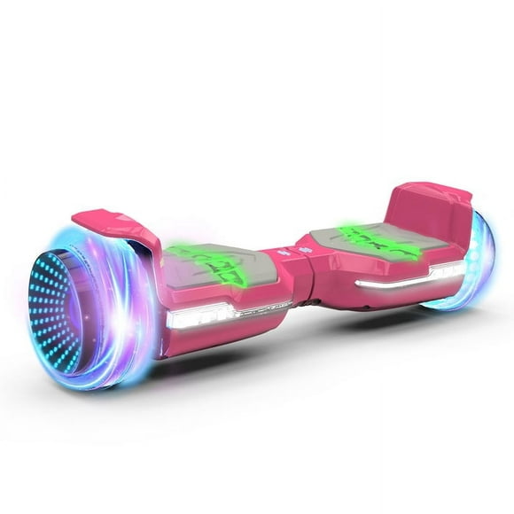 Future Hoverboard avec Bluetooth, Plein Fuselage Lumières Éblouissantes Auto Équilibrage Scooter avec des Roues Clignotantes pour les Enfants, les Adolescents, les Adultes