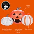 thumbnail image 4 of FUNBOY Inflatable Pumpkin 3-Pack Halloween Decorations Outdoor with Bonus Ghost, 4 of 6