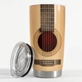 thumbnail image 3 of Guitar Tumbler Cup 20oz Guitarist Stainless Steel Insulated Tumblers Guitars Coffee Travel Mug Gift for Musician Players Guitar Lovers Gifts for Birthday Christmas, 3 of 6
