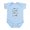 Sky Blue, variant on CafePress - 4 Marlin Infant Bodysuit - Baby Light Bodysuit, Size Newborn - 24 Months