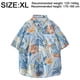 thumbnail image 2 of Camisa casual para hombre, camisas de playa tropicales, camisa de playa estampada, top regular de verano, 2 of 6