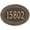 Gold/Bronze, variant on Personalized Cast Metal Address plaque