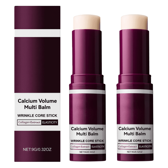 Calm Balm, Calcium Balm Stick , Calciumbalm, Anti Wrinkle Calciumbalm, Hydrating & Firming Skin, Suitable for Eyes, Neck, Face