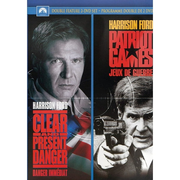 Double Fonctionnalité - Danger Clair et Présent / Jeux Patriotes [DVD]