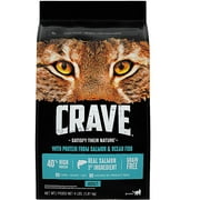 Angle View: Crave Adult Cat Food Salmon & Ocean Fish -- 4 Lbs
