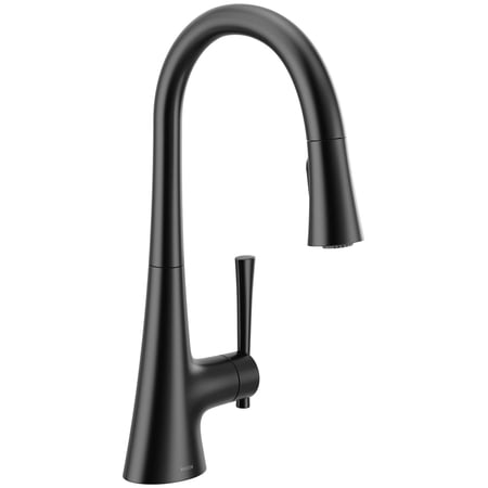 Moen 9126BL Kurv Single Handle Pull Down Kitchen Faucet in Matte Black Replacement MPN