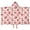 Pink Cow Strawberry, variant on White Cow Heart Pattern Hooded Bath Towel,50"x30" for Ages 3 To 12 Kids, Quick Dry Lightweight Soft Microfiber Hood Beach Towel Cover Up for Kids