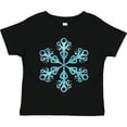 thumbnail image 3 of Inktastic Icy Blue Winter Snowflake Boys or Girls Toddler T-Shirt, 3 of 5