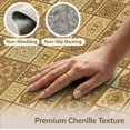 thumbnail image 6 of ODIKA Throw Symmetrical Geometric Grid Composition Scattered Door Large for Entryway, Kitchen, Mudroom, Stain Resistant Flatwoven, 6 of 7