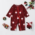 thumbnail image 3 of Odeerbi Christmas Pajamas For Family Pet Xmas Printed Matching Crawl Pet Dog Red, 3 of 9