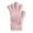 Pink, variant on Thermal Gloves, Audhol Women's Winter Gloves with Fur Cuffs Soft Warm Touchscreen Fleece Lined Gloves Knit Gloves Black, One Size