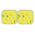 thumbnail image 7 of Naloa Bright Lemons 2 Piece Foldable Car Sun Shades, Car Windshield Sunshade, Front Window Sunshade for Car, Truck, SUV - Small, 7 of 7