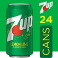 thumbnail image 3 of 7UP Caffeine Free Lemon Lime Soda Pop, 12 fl oz, 24 Pack Cans, 3 of 14