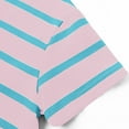 thumbnail image 7 of CYRBOKO Summer Nightgowns for Girls, Short Sleeve Striped Cotton Sleepwear Girls Pajamas Light Blue Size 5-6 T, 7 of 7