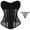 Black, variant on Luxalzxs Womens Bustier Corset Top Sexy Lingerie Sets Hollow Out Corset & Panty Set Waist Cincher 2 Piece Corset Lingerie Bodysuit Set