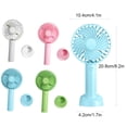 thumbnail image 4 of Youkk Compact And Portable Desktop Fan For Fashionable Girls Built-in 1200mAh Battery Handheld Fan Desktop Green 1200mAh, 4 of 6