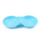 thumbnail image 1 of Plato doble para perros y gatos comedero de agua para cachorros platos para beber para mascotas (azul) JShteea Libre de BPA, 1 of 6