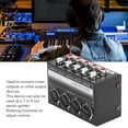 thumbnail image 3 of CX400 Mini Passive Stereo Mixer, Mini Portable Sound Mixer Anti Interference 4 Channel  For Phone For Tape Drive, 3 of 8
