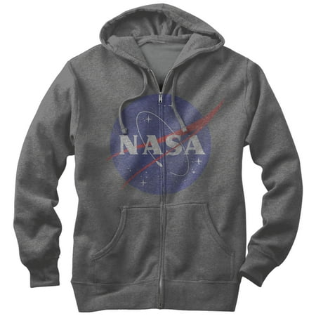 Logo Zip Hoody Sweatshirts - NASA Men's - Logo Zip Up Hoodie
